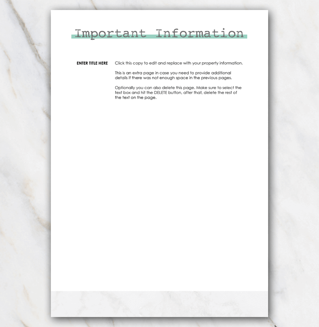 House manual airbnb page 4