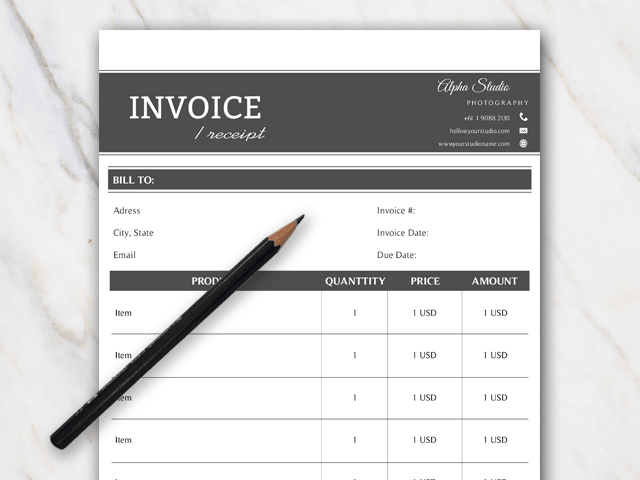 simple invoice template